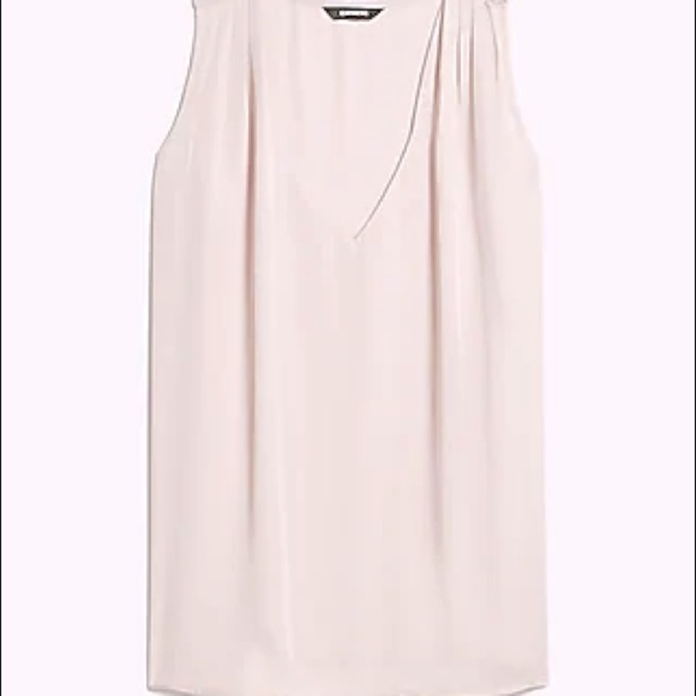Express Pleated Shoulder V-neck - Truffle Pink